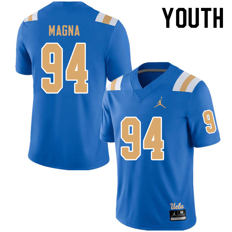 Jordan Brand Youth #94 Dovid Magna UCLA Bruins College Football Jerseys Sale-Blue